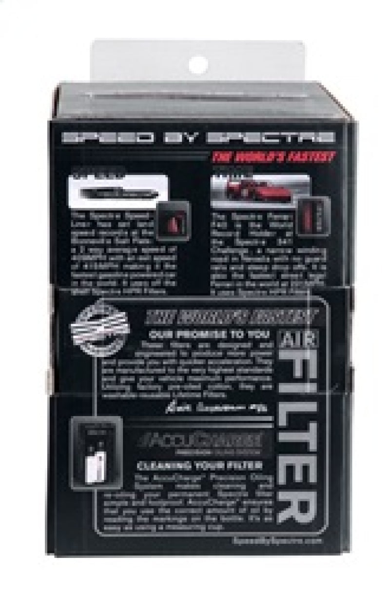 Spectre Adjustable Conical Air Filter 2-1/2in. Tall (Fits 3in. / 3-1/2in. / 4in. Tubes) - Blue 8166 8166 Photo - in package