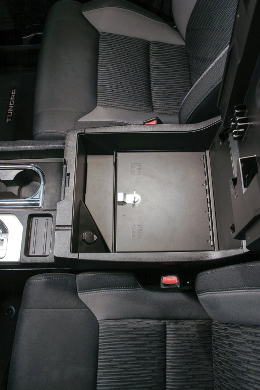 Tuffy Products Tuffy Console Safe W/ Keyed Lock For Toyota Tundra W/ Flow Thru Console 323-01 323-01 Photo - Mounted