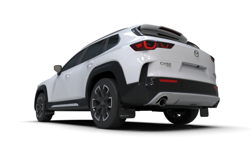 Rally Armor - 2024 Mazda CX-50 Black UR Mud Flap W/Red Logo (Will Not Fit CX-5) MF107-UR-BLK-RD MF107-UR-BLK-RD User 2