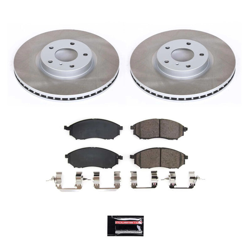 PowerStop Power Stop 09-19 Nissan 370Z Front Semi-Coated Rotor Kit SC112 SC112 Photo - Primary