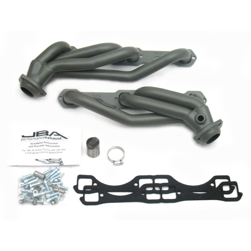 JBA 86-95 GM Truck 5.0L/5.7L SBC w/o A.I.R. 1-1/2in Primary Ti Ctd Cat4Ward Header 1830SJT 1830SJT Photo - Primary