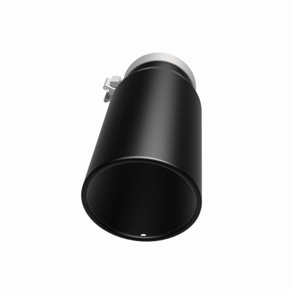 Magnaflow Tip Stainless Black Coated Single Wall Round Single Outlet 5in Dia 4in Inlet 13in L 35238 35238 360 Degree Image Set