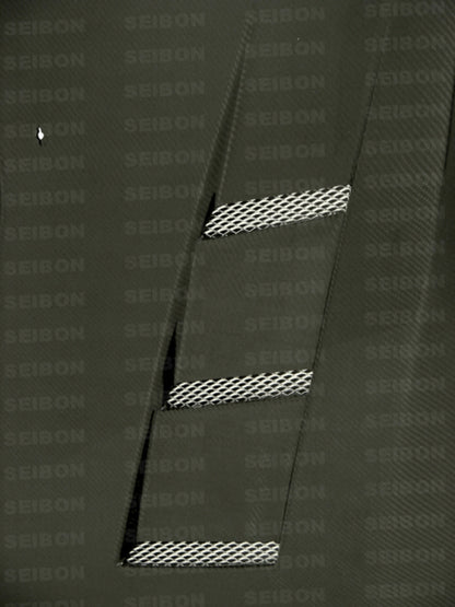 Seibon 08-12 Mitsubishi Evo X Carbon Fiber Hood HD0809MITEVOX-TS Photo - Primary