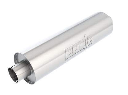 Borla Heavy Duty (Truck) Muffler - 3in Center-Center 24in x 6.75in Round (Notched) 400500 400500 Photo - Primary