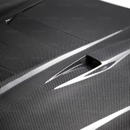 Seibon 09-12 Nissan GTR R35 DS-Style Carbon Fiber Hood HD0910NSGTR-DS HD0910NSGTR-DS Photo - Primary
