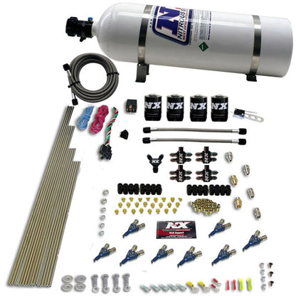 Nitrous Express 8 Cyl Alcohol Nitrous Kit (250-550HP) w/15lb Bottle 80005-15 80005-15 Photo - Primary