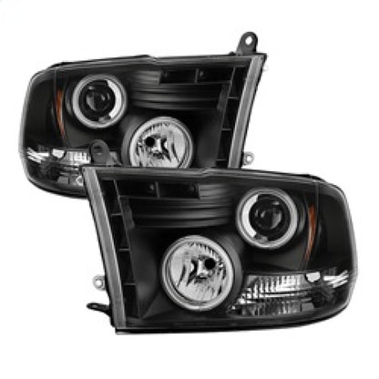 Spyder Dodge Ram 1500 09-14 Projector Headlights Halogen- CCFL Halo LED - Blk PRO-YD-DR09-CCFL-BK 5030320 5030320 Photo - Primary