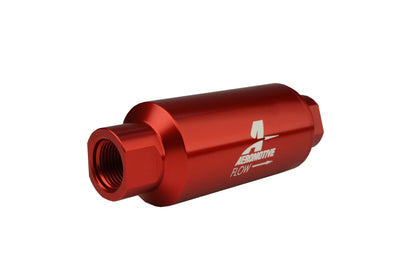 Aeromotive 40 Micron, ORB-10 Red Fuel Filter 12335 Photo - Primary