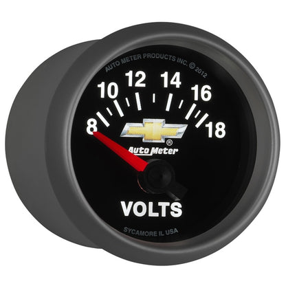AutoMeter Gauge Voltmeter 2-1/16in. 18V Electric Chevy Gold Bowtie 880444 880444 User 6