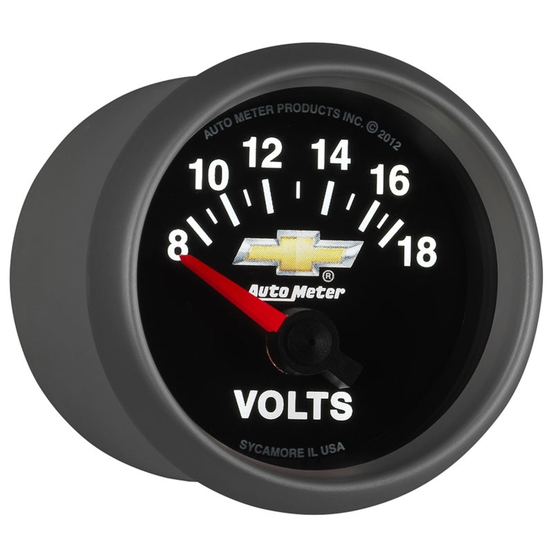 AutoMeter Gauge Voltmeter 2-1/16in. 18V Electric Chevy Gold Bowtie 880444 880444 User 6