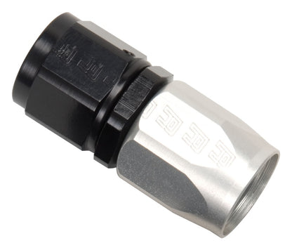 Russell Full Flow Straight Hose Ends - Black / Silver 610043 Photo - Primary