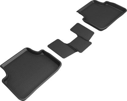 3D MAXpider 2019-2019 Volkswagen Jetta Kagu 2nd Row Floormats - Black L1VW10121509 L1VW10121509 Photo - Primary