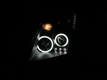 Anzo 2007-2012 Nissan Sentra Projector Headlights Black 121276 Photo - Unmounted