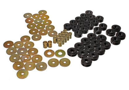 Energy Suspension Body Mount Set Black Chevrolet Malibu All 1965-1967 3.4112G Photo - Primary