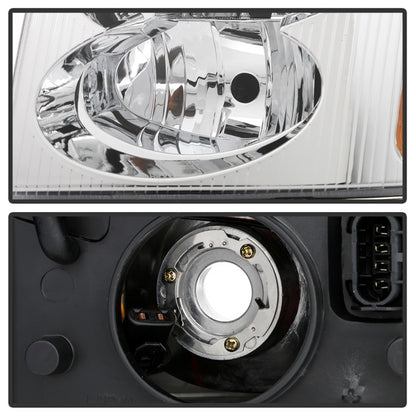 SPYDER xTune 02-09 GMC Envoy OEM Style Headlights - Chrome (HD-JH-GEN02-AM-C) 9042669 9042669 Photo - Unmounted