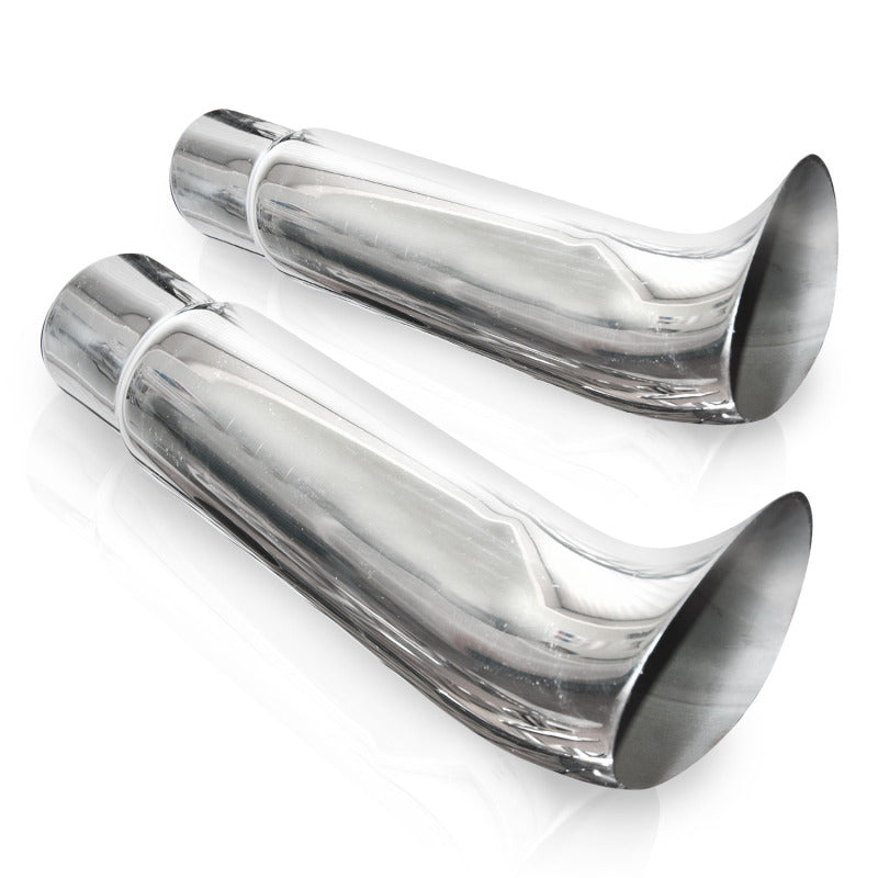 Stainless Works Elf Ear Exhaust Tips 2in Body 2in ID Inlet 720200 720200 Photo - Primary