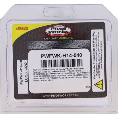 Pivot Works Hon Atv Fw Brng Kt PWFWK-H14-040 PWFWK-H14-040 Photo - Primary