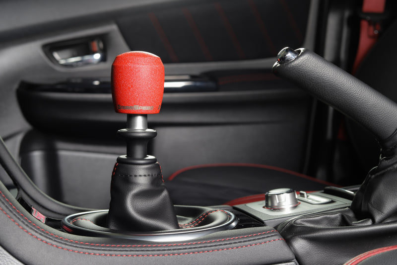 GrimmSpeed Stubby Shift Knob Stainless Steel Red - M12x1.25 380003 380003 User 1