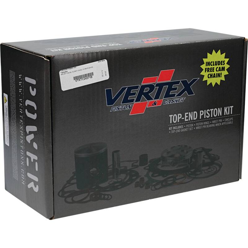 Vertex Pistons Vertex Piston 20-23 Yamaha WR 250 F 250cc Top End Piston Kit VTKTC24371B VTKTC24371B Photo - Primary