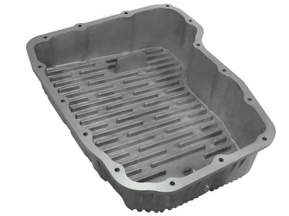 aFe Transmission Pan, Machined Fins: Dodge RAM Diesel Trucks 07.5-12 L6-6. 46-70060 Photo - Unmounted