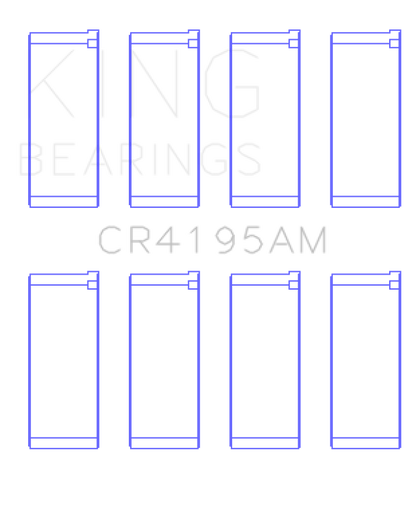 King Engine Bearings Chrysler Neon Ecc/Ecb (Size +0.75mm) Connecting Rod Bearing Set CR4195AM0.75 CR4195AM0.75 Photo - Primary