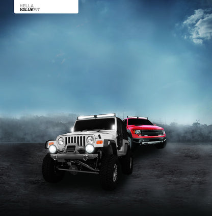 Hella Mini LedBar 6 Led Wht MV 357203051 Photo - Mounted
