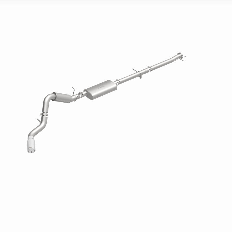 Magnaflow 2022+ GM 2500/3500HD 6.6L Gas Single Passenger Side Rear Exit Cat-Back Exhaust 19524 19524 360 Degree Image Set