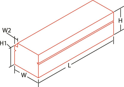 Dee Zee Deezee Universal Tool Box - Red Chest Black BT 37In DZ8537B DZ8537B Technical Drawing