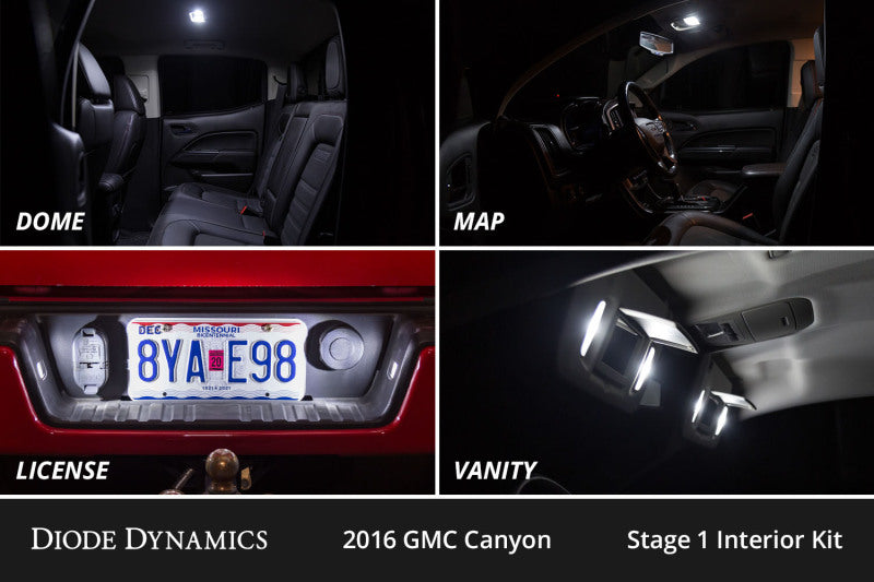 Diode Dynamics 15-22 GMC Canyon Interior LED Kit Cool White Stage 2 DD0498 DD0498 User 3
