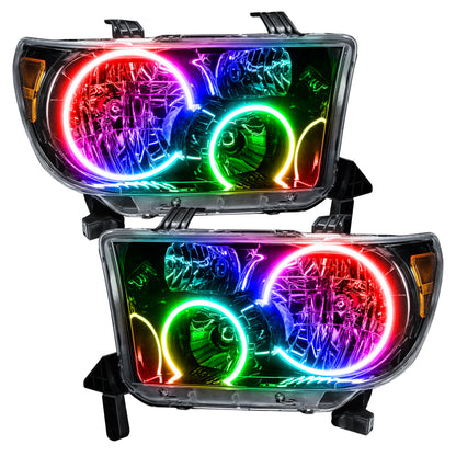 ORACLE Lighting Oracle 07-11 Toyota Tundra Pre-Assembled Headlights - Black Housing - ColorSHIFT w/ BC1 Controller 7119-335 7119-335 Photo - out of package