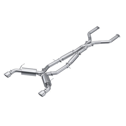 MBRP 16-22 Infiniti Q50 3.0L RWD/AWD 3in Cat-Back Dual Split Rear Street Version T304 S4405304 S4405304 Photo - Primary