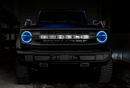 ORACLE Lighting Oracle 2021 Ford Bronco DRL Upgrade w/ Halo Kit - ColorSHIFT w/ BC1 Controller 1468-335 1468-335 Photo - lifestyle view