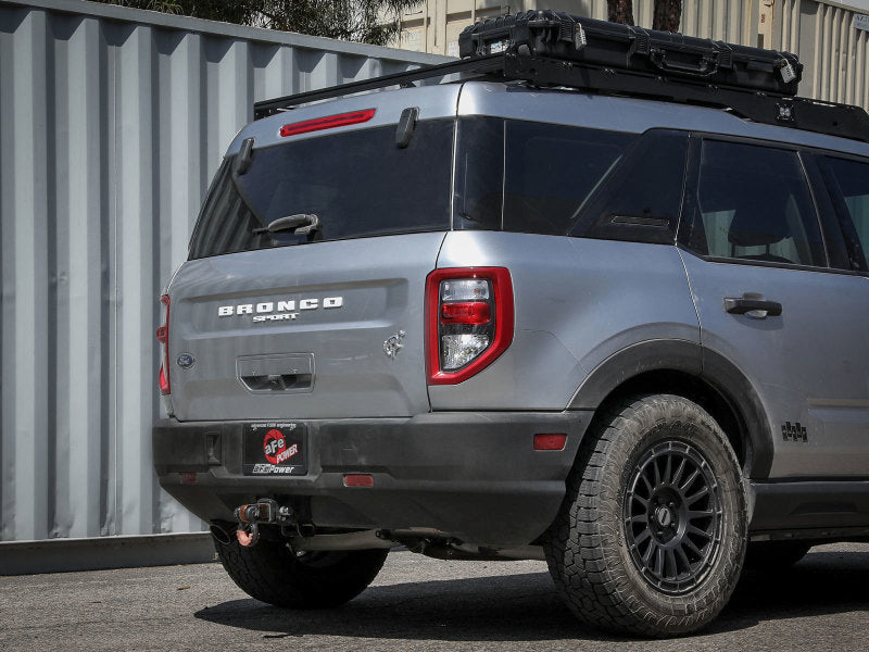 aFe Ford Bronco Sport 21-22 L3-1.5L (t)/L4-2.0L (t) Vulcan Axle-Back Exhaust System- Black Tips 49-33141-B 49-33141-B Photo - Mounted