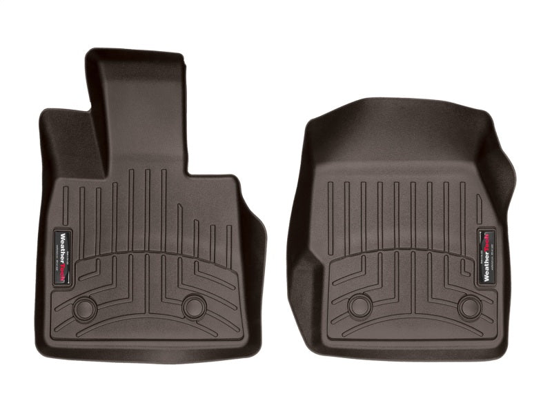 WeatherTech 2018+ Alfa Romeo Stelvio Front FloorLiner - Cocoa 4712361 4712361 Photo - Primary