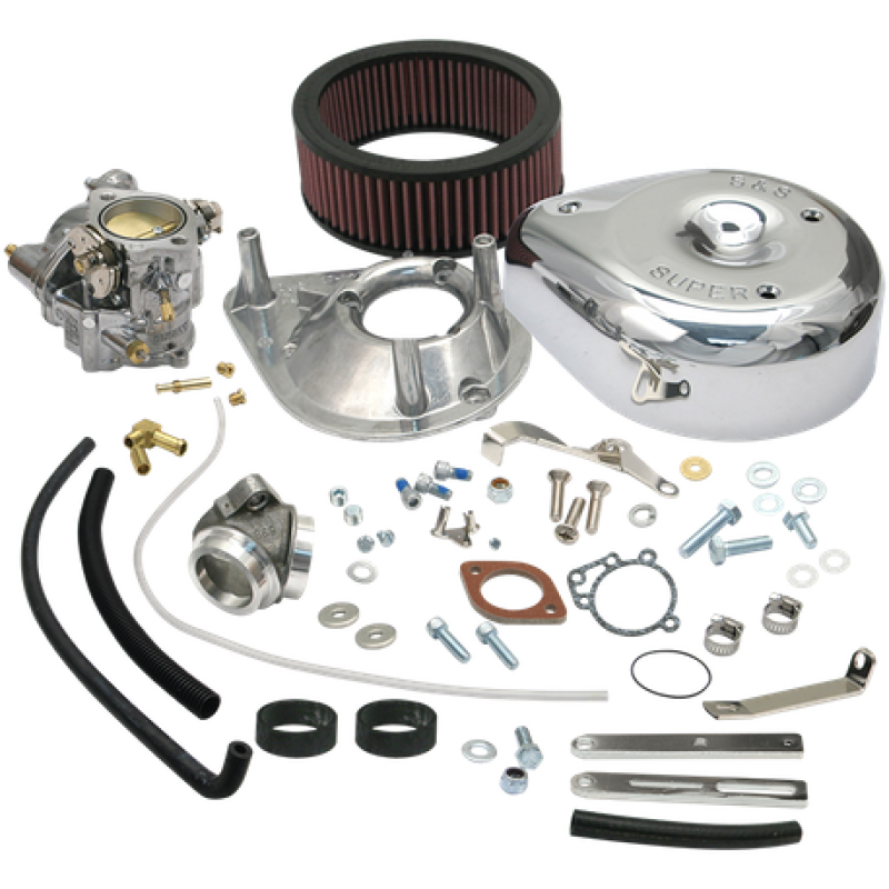 S&S Cycle 79-84 BT Models Super E Carburetor Kit -Standard Tanks 11-0411 11-0411 User 1