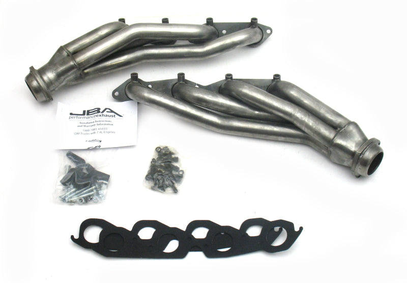 JBA 88-93 GM Truck 7.4L BBC w/A.I.R. 1-3/4in Primary Raw 409SS Cat4Ward Header 1822S-2 1822S-2 Photo - Primary