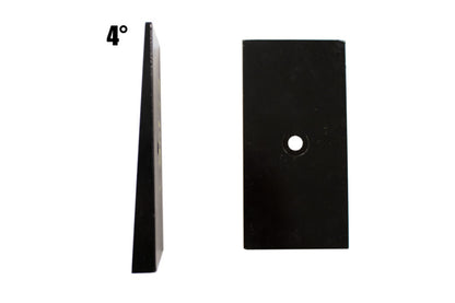 Fishbone Offroad Universal 4in Leaf Spring Shim - Black FB27370 FB27370 Photo - Primary