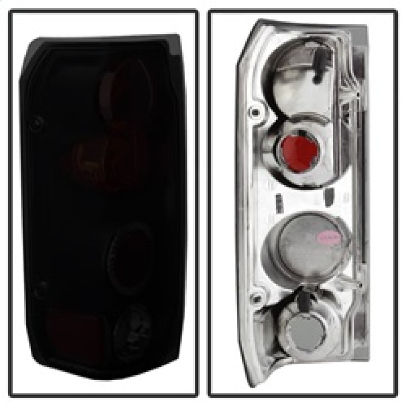 Spyder Ford F150 87-96/Ford Bronco 88-96 Euro Style Tail Lights Black Smoke ALT-YD-FF15089-BSM 5078155 5078155 Photo - Unmounted