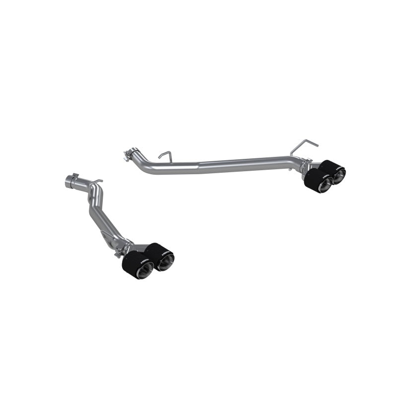 MBRP 20-21 Ford Explorer ST 3.0L EcoBoost Dual Rear Exit Axle Back w/ Quad Carbon Fiber Tips - T304 S52033CF S52033CF Photo - Primary