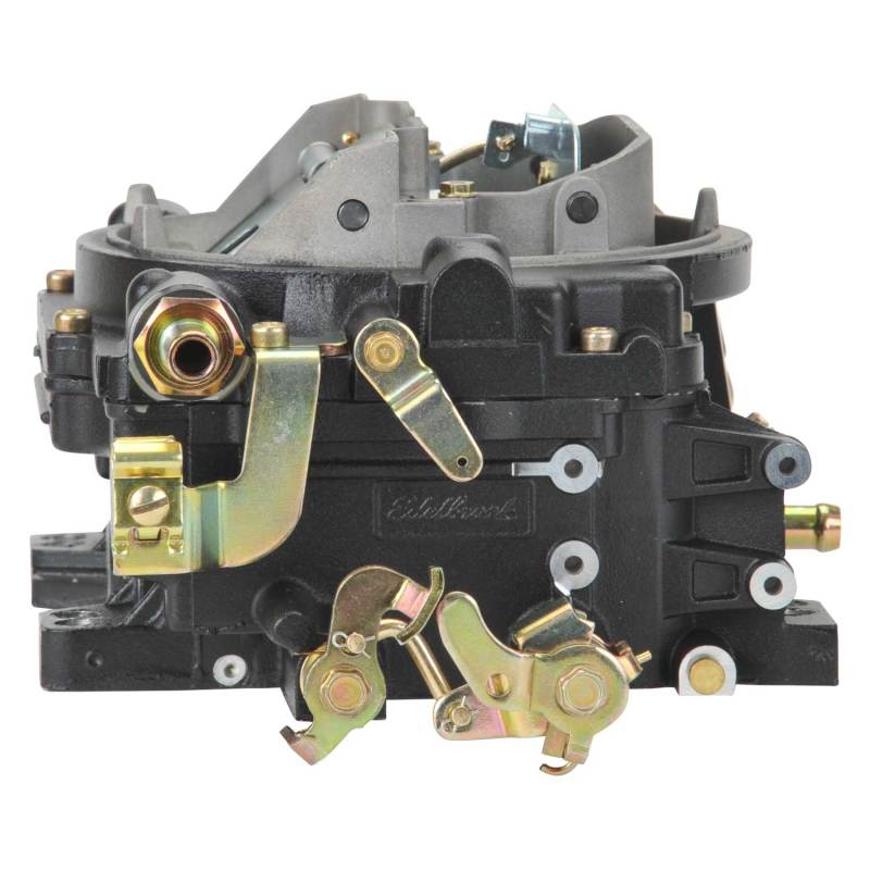 Edelbrock Carburetor AVS2 Series 650 CFM Manual Choke Black Powder Coated (Non-EGR) 19053 19053 Photo - out of package