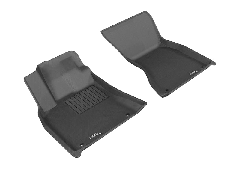 3D MAXpider 2014-2019 Porsche Macan Kagu 1st Row Floormat - Black L1PO01411509 L1PO01411509 Photo - Primary