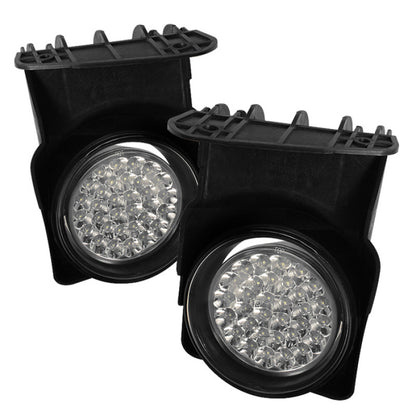 Spyder GMC Sierra 1500/2500 03-06 03-06 LED Fog Lights w/Switch Clear FL-LED-GS03-C 5015679 5015679 Photo - Primary