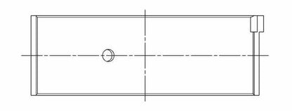 ACL Race Series Rod Bearings Toyota 2JZGE Size: STD 6B8100HX-STD Technical Drawing