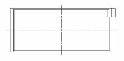 ACL Peugeot 1.9L XU9 / 2.0L XU10 Standard Size Race Series Rod Bearing Set 4B7700H-STD 4B7700H-STD Technical Drawing