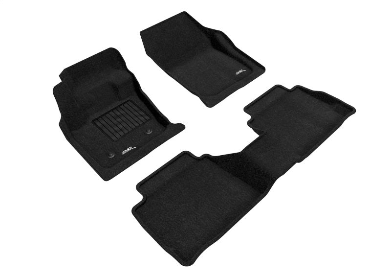 3D MAXpider 13-16 Ford Fusion Elegant 1st 2nd Row - Floor Mat Set (Black) L1FR06004709 L1FR06004709 Photo - Primary