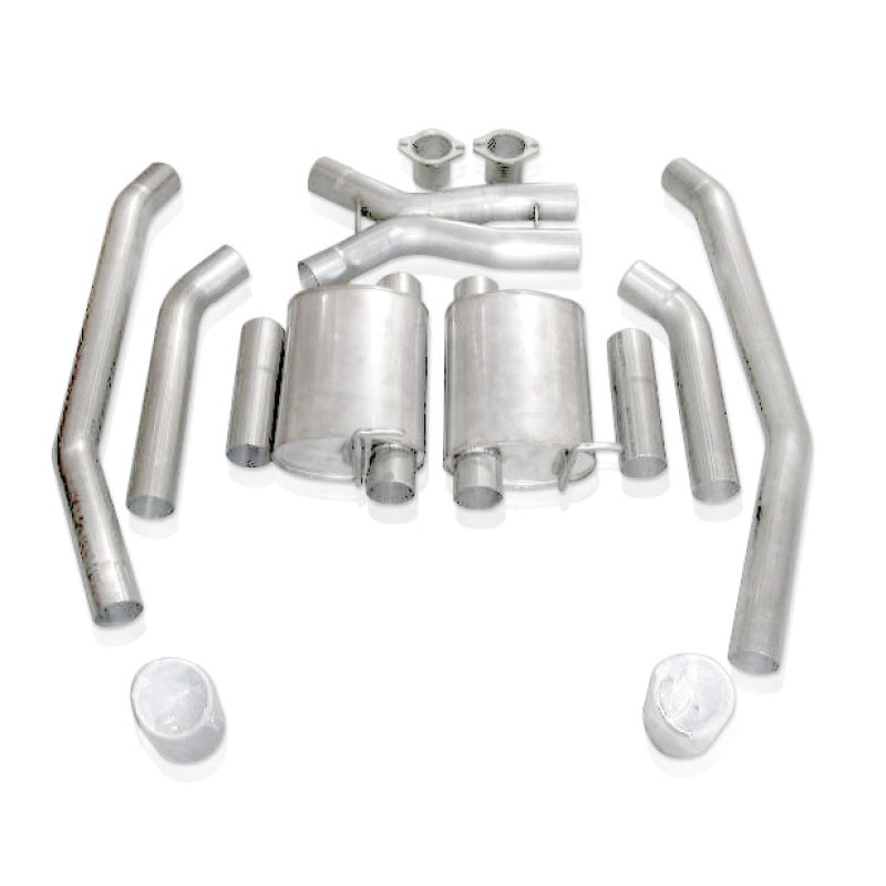 Stainless Works 2004 GTO 3in Catback Chambered Mufflers X-Pipe Wide Oval Tip GTOTOLTM GTOTOLTM Photo - Primary