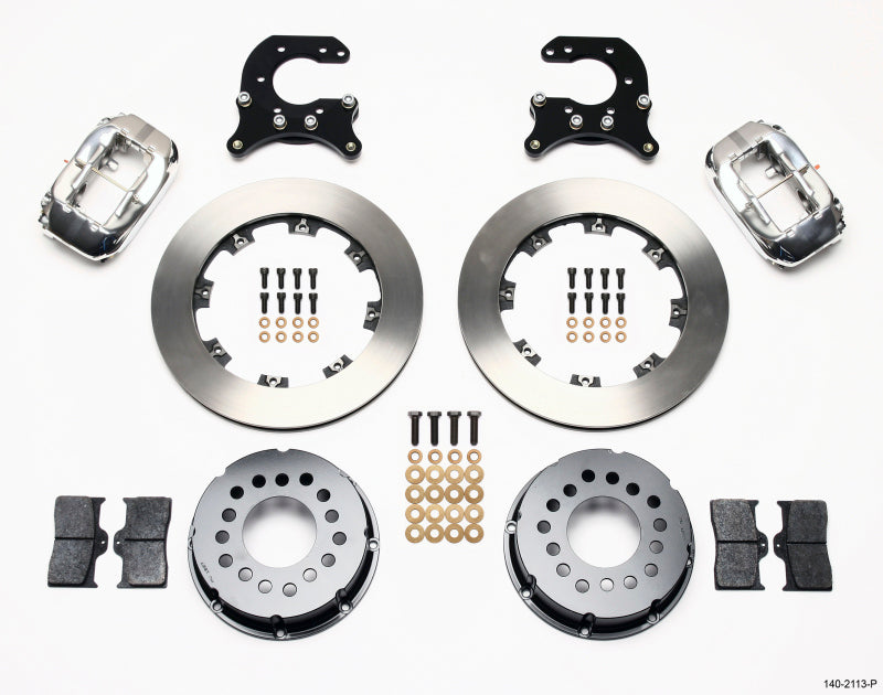 Wilwood Forged Dynalite P/S Rear Kit Polished Small Ford 2.66in Offset 140-2113-P 140-2113-P Photo - Primary