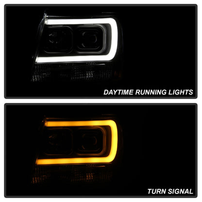 Spyder 07-14 Chevy Suburban/Tahoe V2 Projector Headlights LED Turn Sig Black PRO-YD-CSUB07V3-SB-BK 5086242 5086242 Photo - Unmounted
