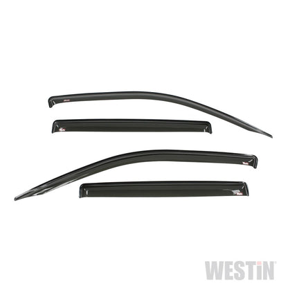 Westin 2017 Honda Ridgeline Wade Slim Wind Deflector 4pc - Smoke 72-44480 72-44480 Photo - Primary