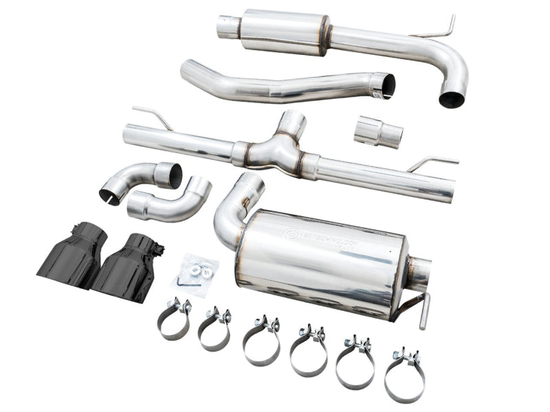AWE Tuning AWE 2022 VW GTI MK8 Touring Edition Exhaust - Diamond Black Tips 3015-33658 3015-33658 Photo - out of package